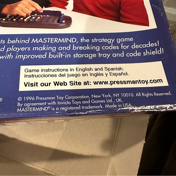 Vintage 1996 Pressman Mastermind Codebreaker 2 Player Board Game of Logic - Picture 6 of 6